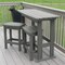 Highwood Usa Lehigh 3pc Counter Height Outdoor Patio Furniture Balcony Set AD-KITBALC1-CGE - alternate 3